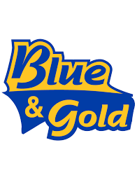 blue and gold